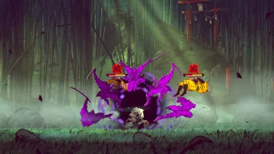 SHINOBI: Art of Vengeance, этап «Злодеи SEGA» — скриншот 2