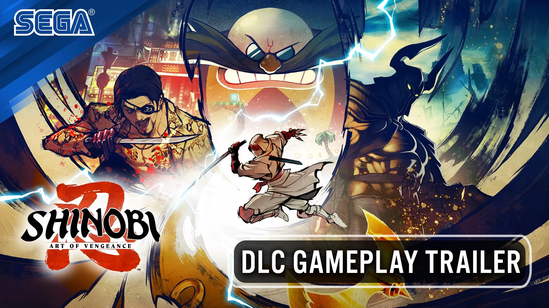 SHINOBI: Art of Vengeance, этап «Злодеи SEGA» — трейлер