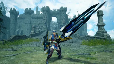 Многослойное оружие охотника «Затерянный код: Нир» (копьепушка) — скриншот 3