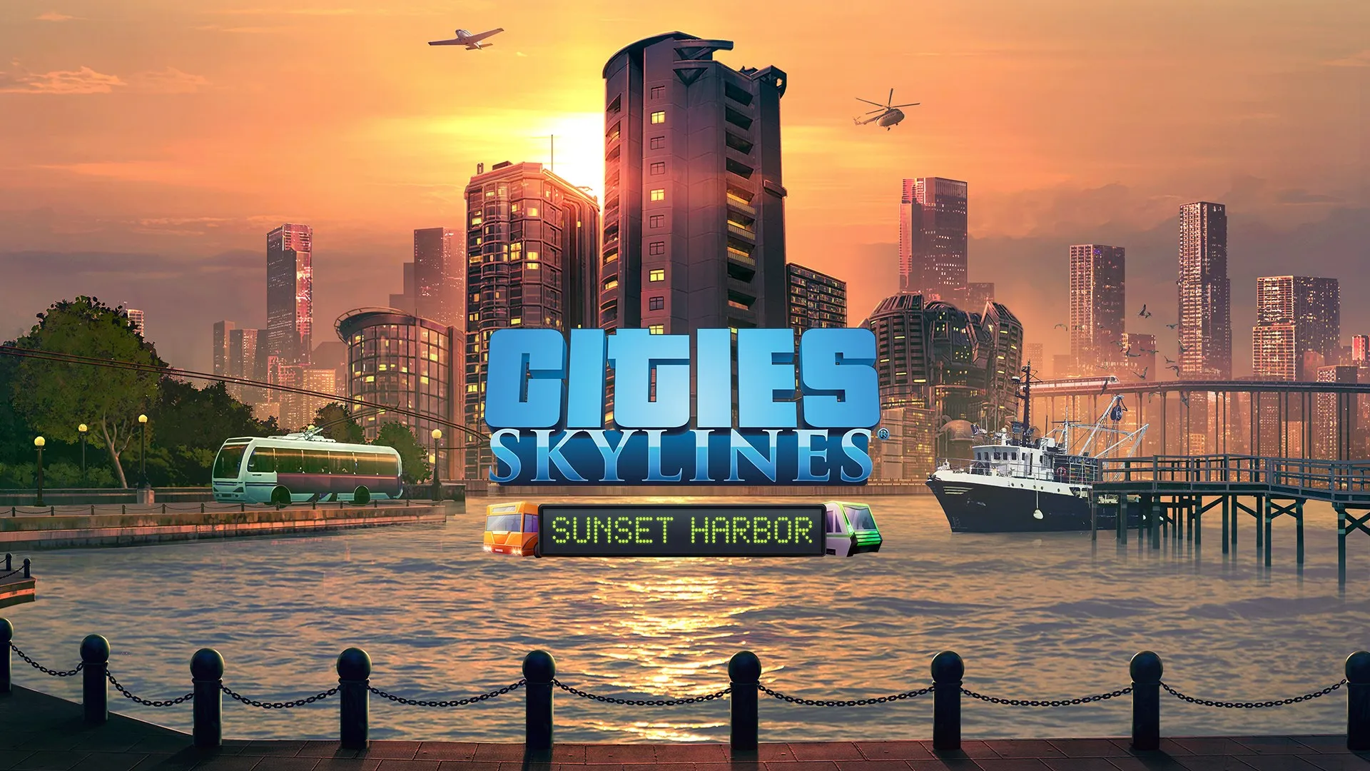 Cities: Skylines Remastered - Sunset Harbor
