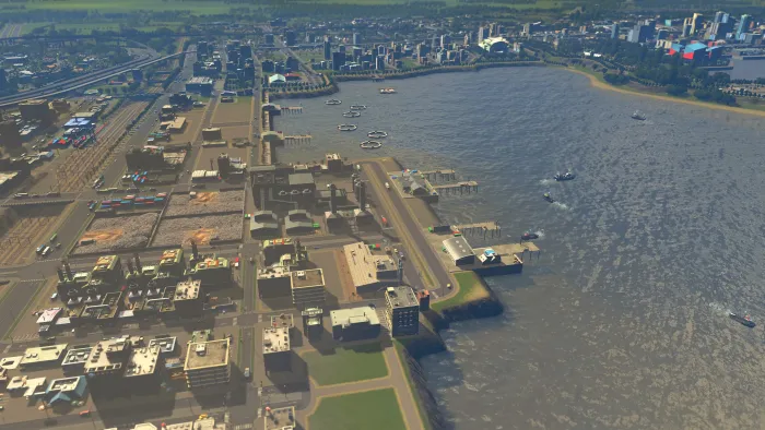 Cities: Skylines Remastered - Sunset Harbor — скриншот 3