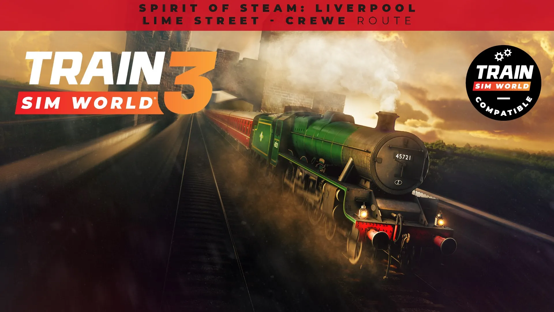 Train Sim World® 4 Compatible: Spirit of Steam: Liverpool Lime Street - Crewe
