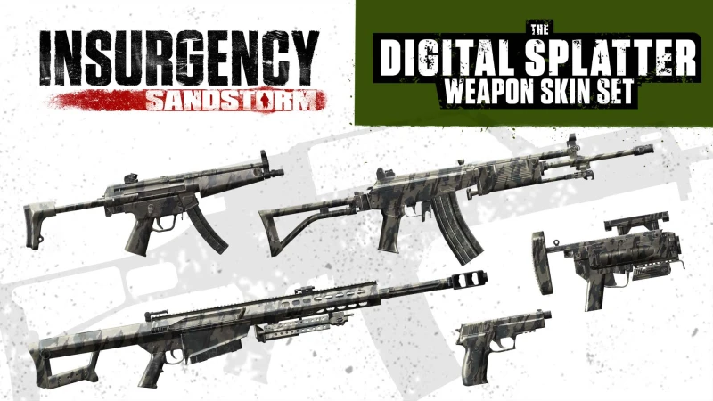 Insurgency: Sandstorm - Digital Splatter Weapon Skin Set