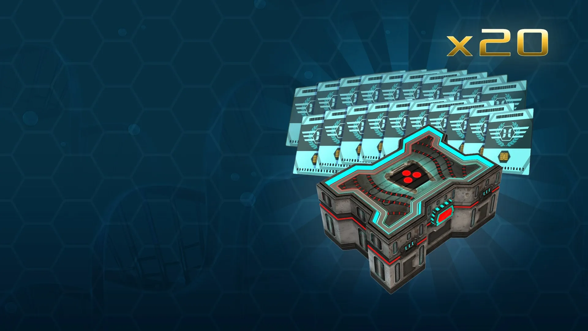 Ящик с аксессуарами Horzine | тип 6: золотой набор