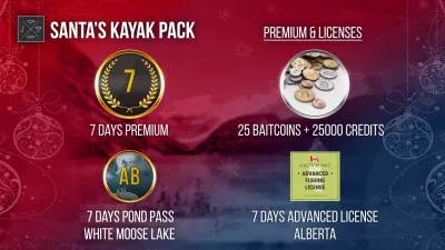 Fishing Planet: Santa's Kayak Pack — скриншот 1