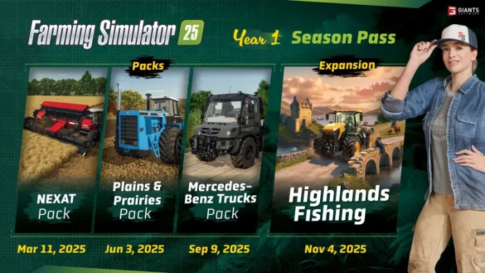 Farming Simulator 25: Year 1 Season Pass (PC) — скриншот 1