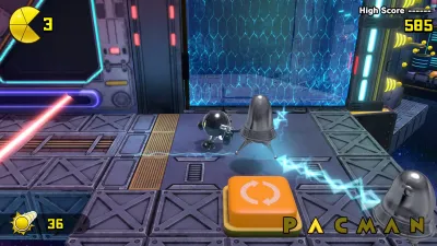 PAC-MAN WORLD Re-PAC Chrome Noir Chogokin skin — скриншот 4