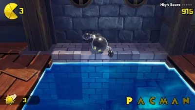 PAC-MAN WORLD Re-PAC Chrome Noir Chogokin skin — скриншот 5