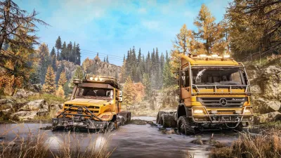 SnowRunner - Mercedes-Benz Trucks Dual Pack 1 — скриншот 4