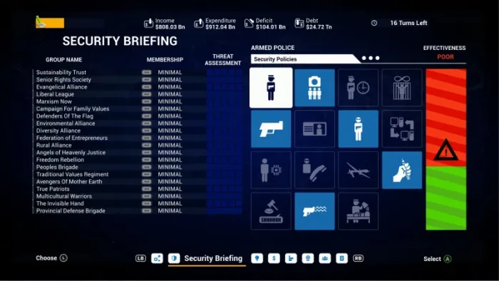 Democracy 4: Console Edition — скриншот 4