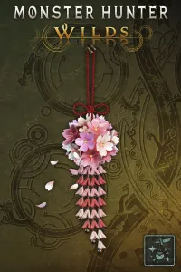 Подвеска: букет сакуры (яркий)