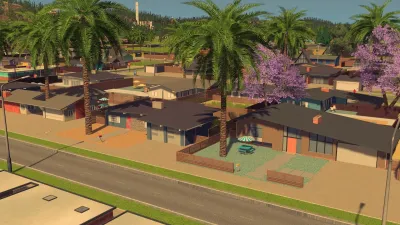 Cities: Skylines - Content Creator Pack: Mid-Century Modern — скриншот 4