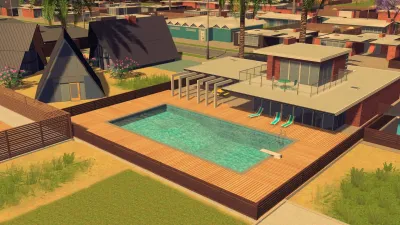 Cities: Skylines - Content Creator Pack: Mid-Century Modern — скриншот 5