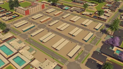 Cities: Skylines - Content Creator Pack: Mid-Century Modern — скриншот 10