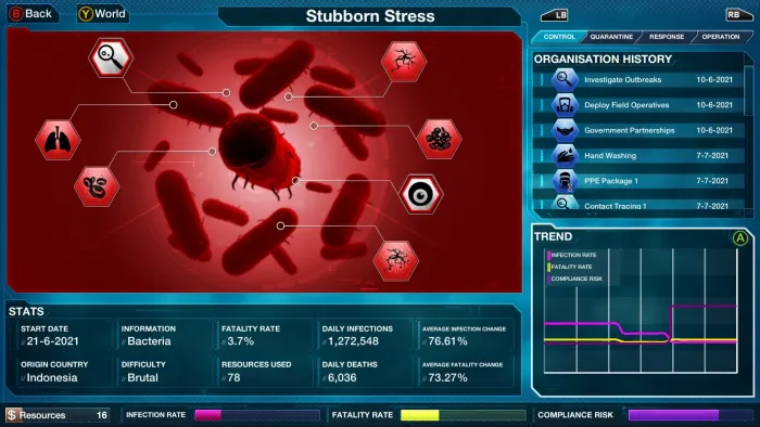 Plague Inc: The Cure — скриншот 3