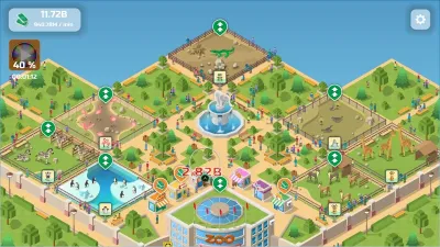 Idle Zoo Park — скриншот 5