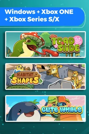 Toad Slide + Habitat Shapes + The Cute Whale (Bundle)