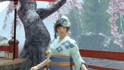 Многослойные доспехи для охотника "Цветочная маска" — скриншот 1