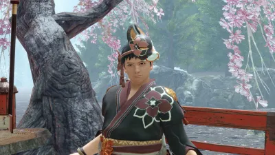 Многослойные доспехи для охотника "Цветочная маска" — скриншот 2