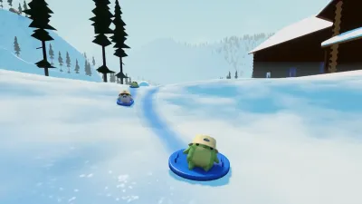 Sledding Game — скриншот 1