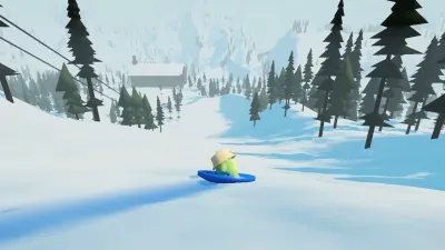 Sledding Game — скриншот 5