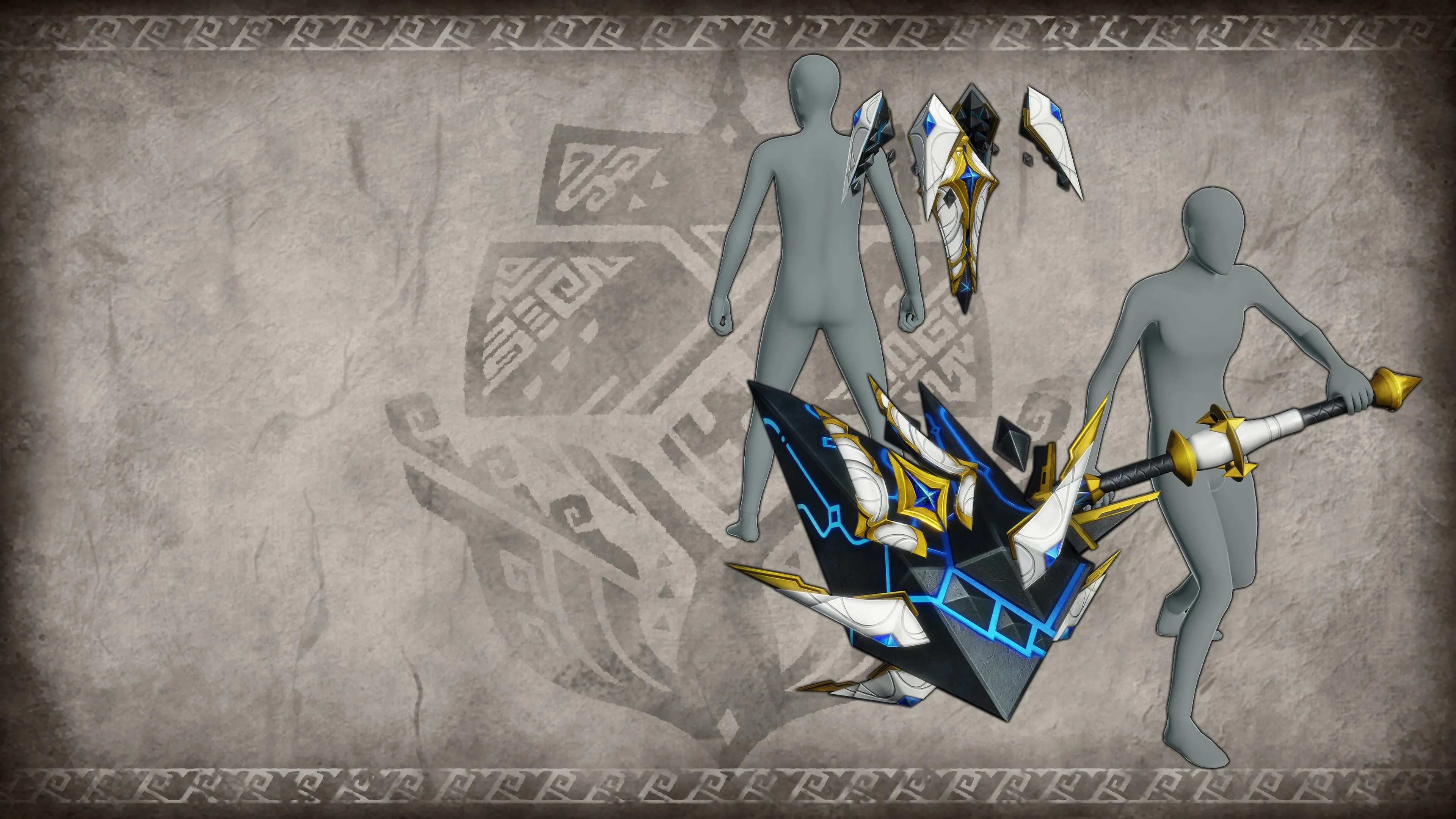 Многослойное оружие охотника «Затерянный код: Мьё» (молот)