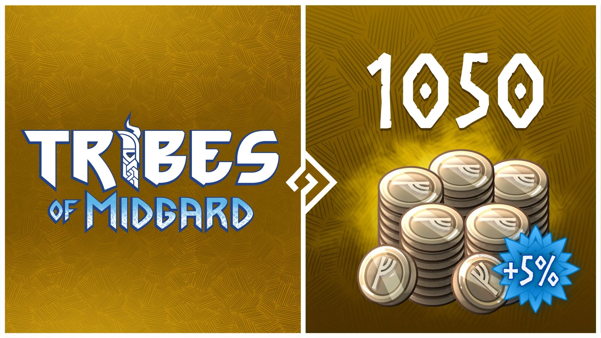 Tribes of Midgard 1050 Platinum Coins