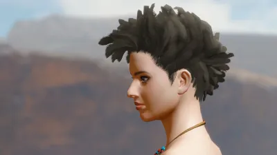 Прическа «Локоны Бахари» — скриншот 6