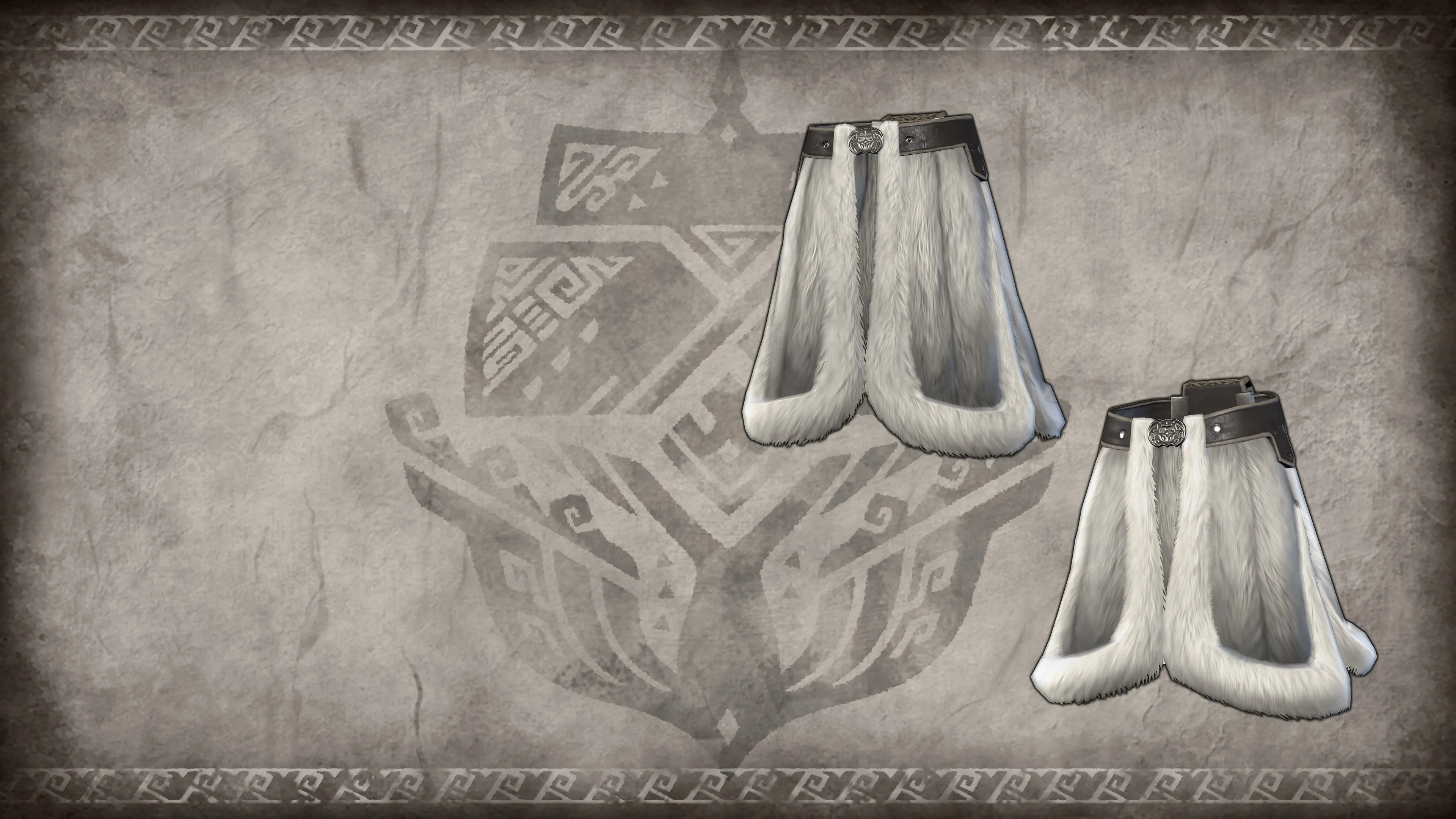 Элемент многослойных доспехов для охотника «Пушистый пояс»