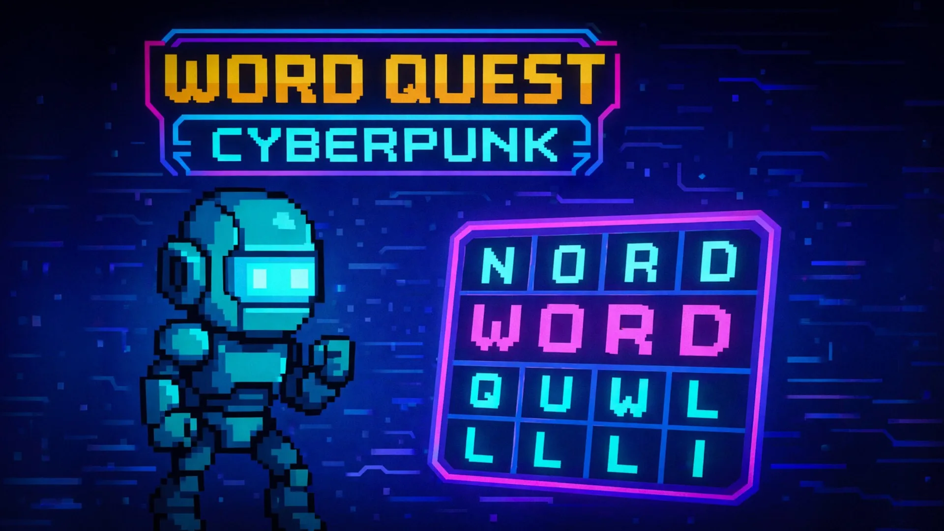Word Quest: Cyberpunk