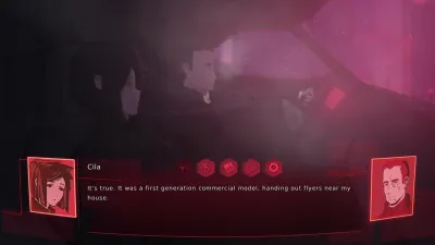 Synergia - A Cyberpunk Thriller Visual Novel — скриншот 1