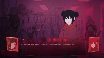 Synergia - A Cyberpunk Thriller Visual Novel — скриншот 2