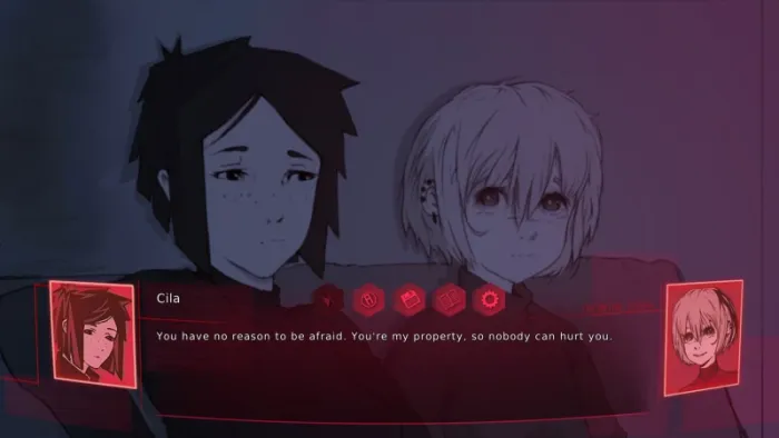 Synergia - A Cyberpunk Thriller Visual Novel — скриншот 3
