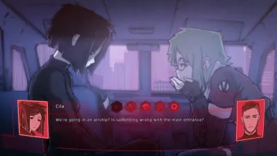 Synergia - A Cyberpunk Thriller Visual Novel — скриншот 6