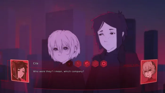 Synergia - A Cyberpunk Thriller Visual Novel — скриншот 8