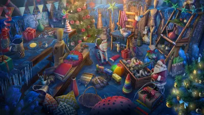 Yuletide Legends: Who Framed Santa Claus (Xbox Version) — скриншот 7