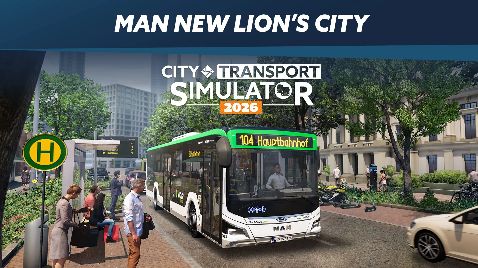 CTS 2026 - Bus DLC: MAN New Lion's City - City Transport Simulator