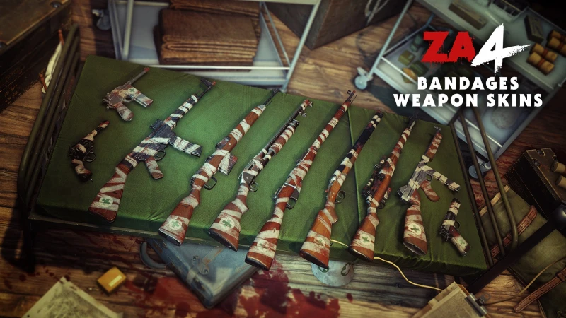 Zombie Army 4: Bandages Weapon Skins