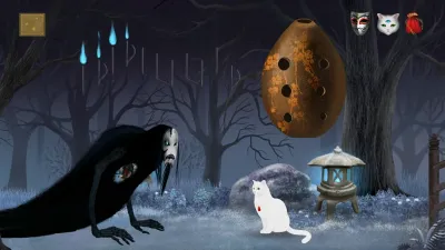 Cat and Ghostly Road (Xbox Series X|S) — скриншот 1