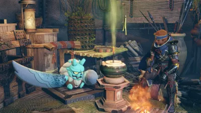 Многослойное оружие охотника «Набитый Госс-Хараг» (два клинка) — скриншот 5