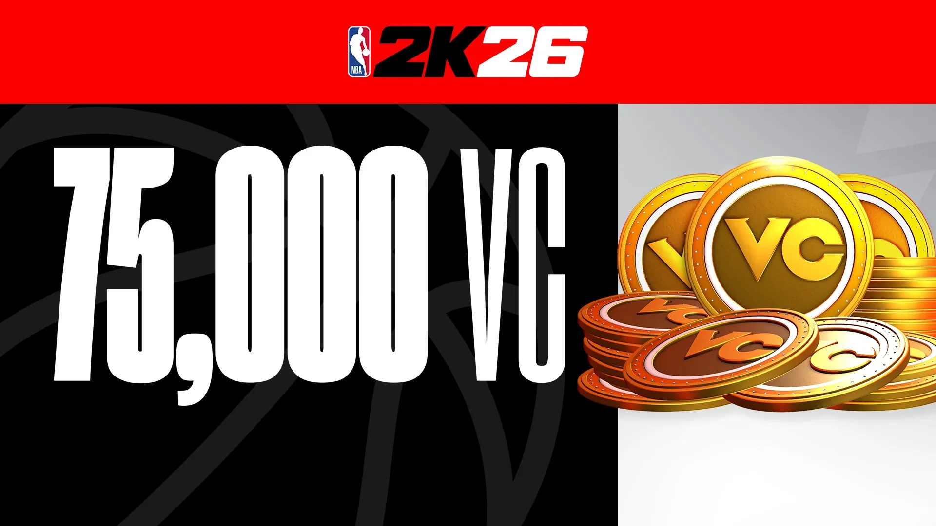 Набор с 75000 виртуальной валюты NBA 2K26