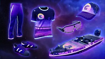 Bassmaster® Fishing 2022: Synthwave Cosmetic Pack — скриншот 8