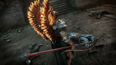 Пламенеющий вестник – легендарный облик Грифона – FOR HONOR — скриншот 3