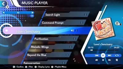 GUNVOLT RECORDS Cychronicle Song Pack 4 Lola: "Raison d'Etre","Search Light","Beyond Probability","Love's Sanctuary" — скриншот 2