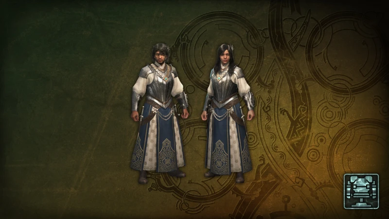 Комплект многослойных доспехов аристократа