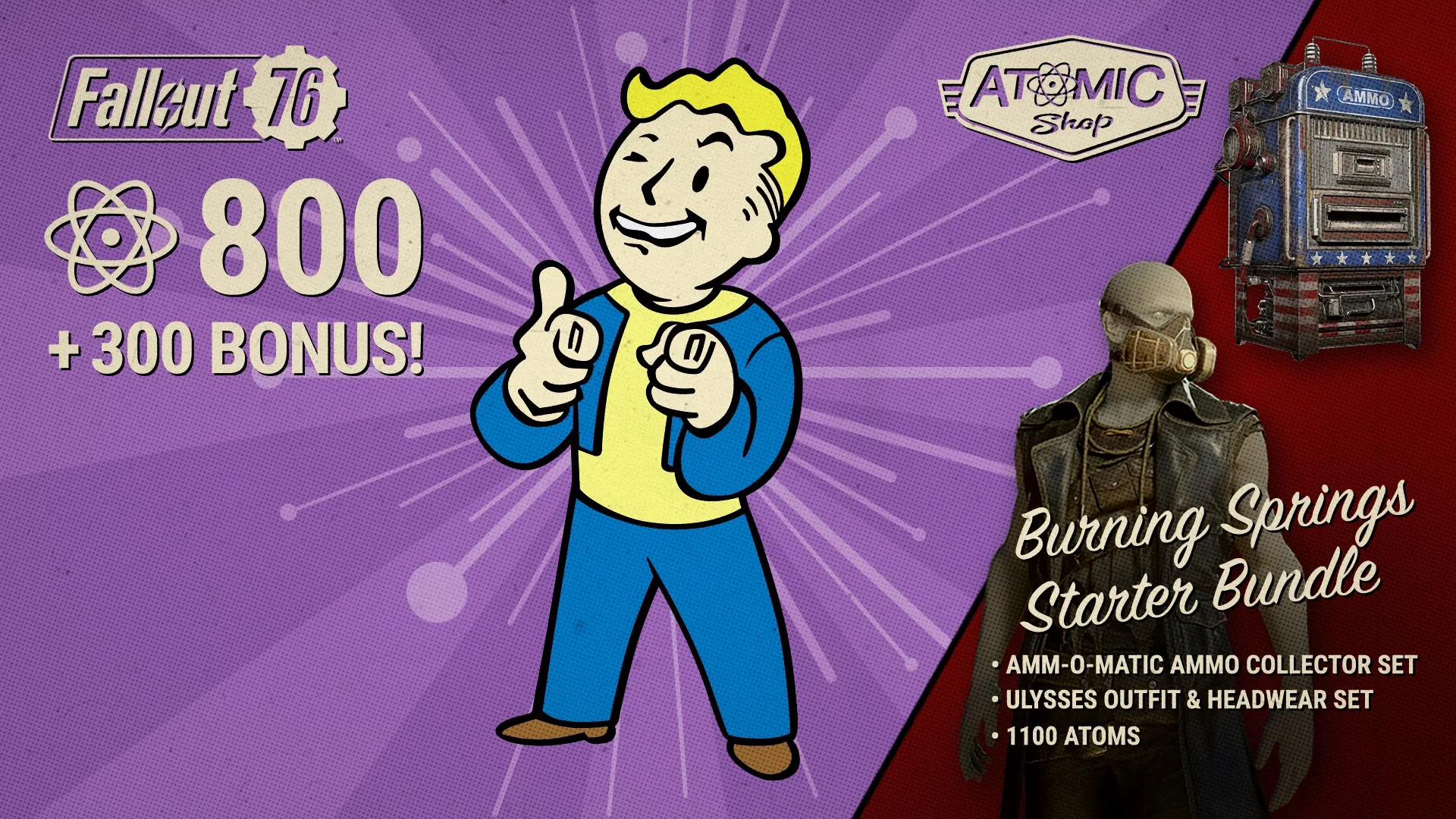 Fallout 76: Burning Springs Bundle (Windows)