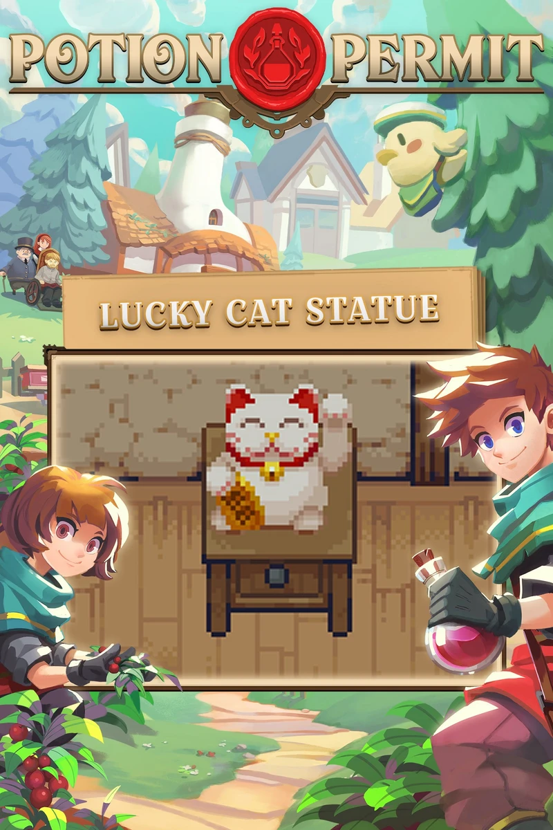 Lucky Cat Statue