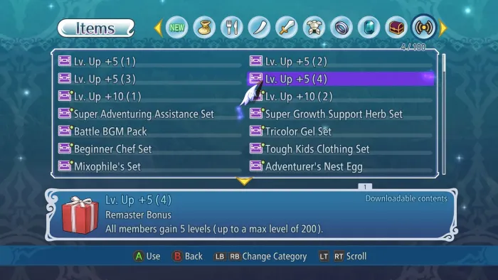 Tales of Graces™f Remastered - Lv. Up+5 (4) — скриншот 1