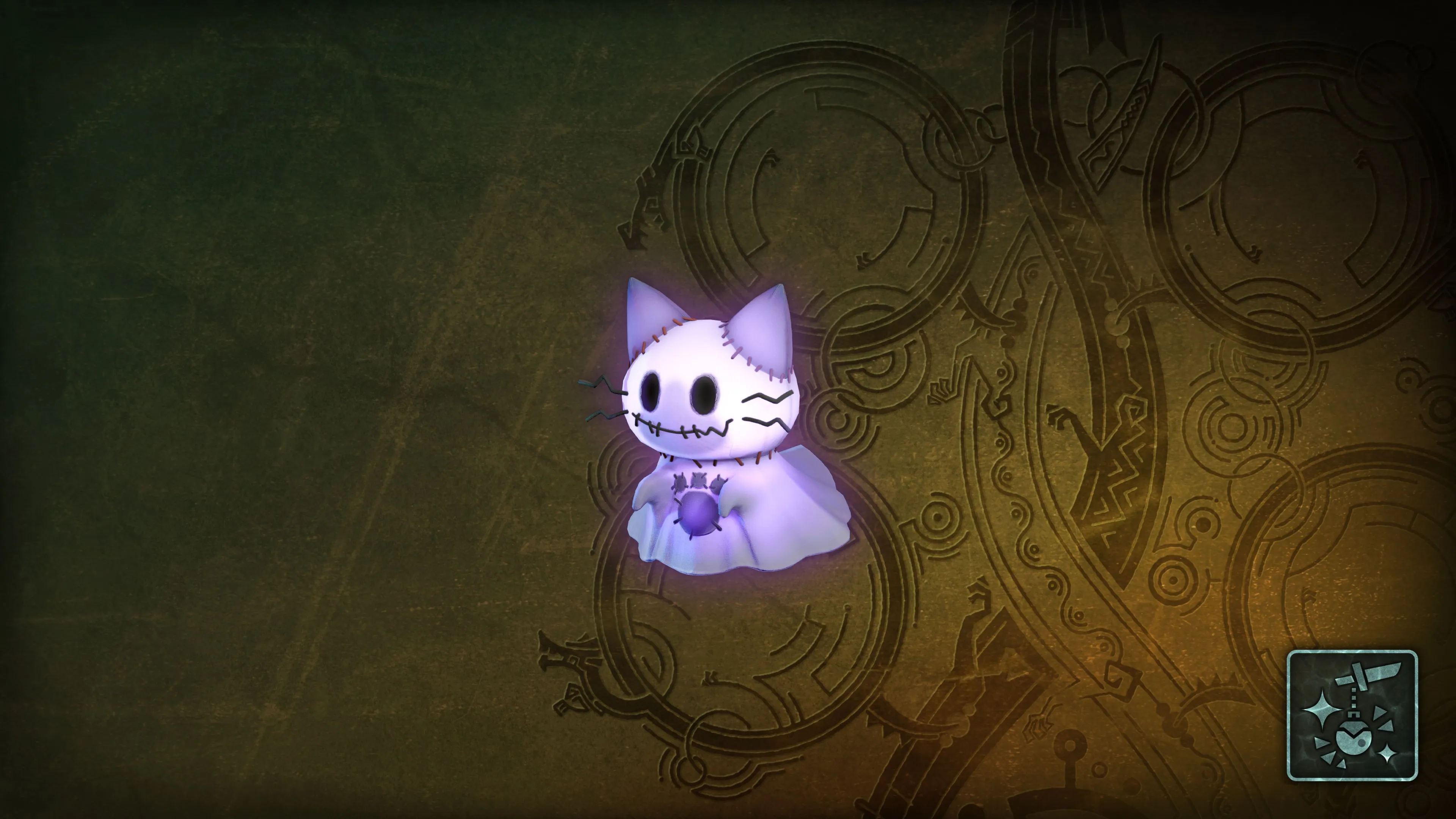 Подвеска: фиолетовый полтеркотт