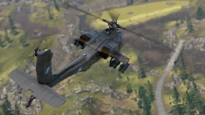 War Thunder - Greek AH-64A Apache — скриншот 2